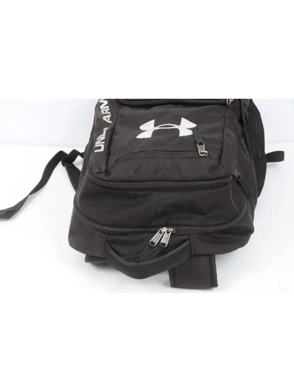Under Armour Storm 1 Team Hustle All Sport Backpack Black Silver Rucksack